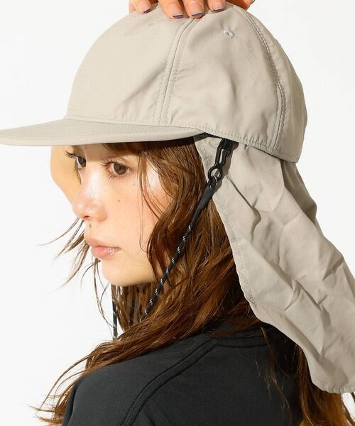 Rouge vif la cle / ルージュ・ヴィフ ラクレ ハット | 【RUBEN/ルーベン】ナイロンサンシェードキャップ/NYLON SHADE C（グレー）