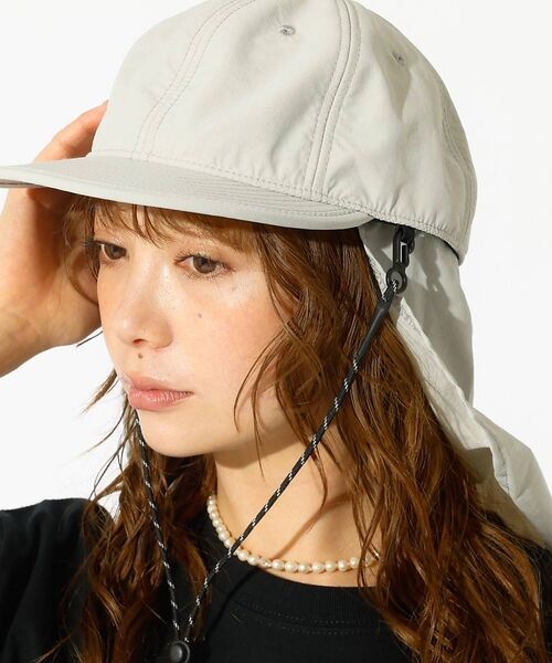 Rouge vif la cle / ルージュ・ヴィフ ラクレ ハット | 【RUBEN/ルーベン】ナイロンサンシェードキャップ/NYLON SHADE C（アイボリー）