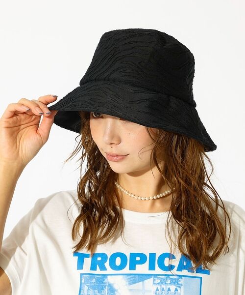 Rouge vif la cle / ルージュ・ヴィフ ラクレ ハット | 【Ruben/ルーベン】ゼブラハット/ZEBRA PATERN HAT/RUS- | 詳細1