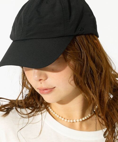 Rouge vif la cle / ルージュ・ヴィフ ラクレ ハット | 【Ruben/ルーベン】ナイロンスカーフキャップ/NYLON CARF CAP/（ブラック）