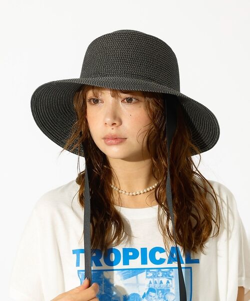 Rouge vif la cle / ルージュ・ヴィフ ラクレ ハット | 【Ruben/ルーベン】リボン付き麦わらハット/RUS-8309【WEB限定】【 | 詳細1