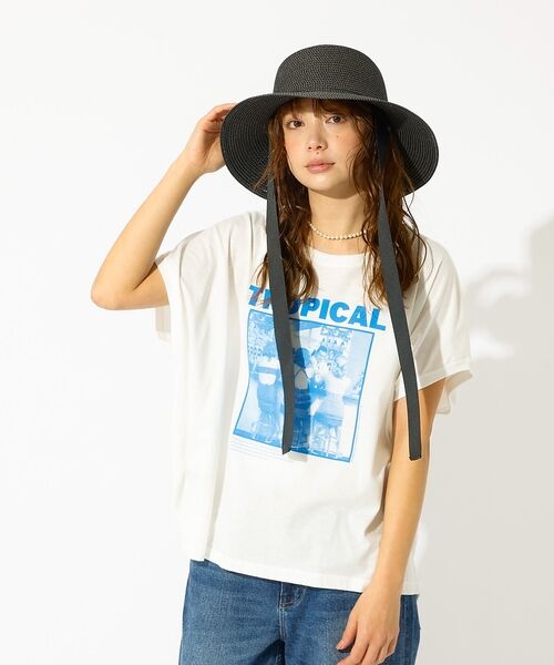 Rouge vif la cle / ルージュ・ヴィフ ラクレ ハット | 【Ruben/ルーベン】リボン付き麦わらハット/RUS-8309【WEB限定】【 | 詳細3