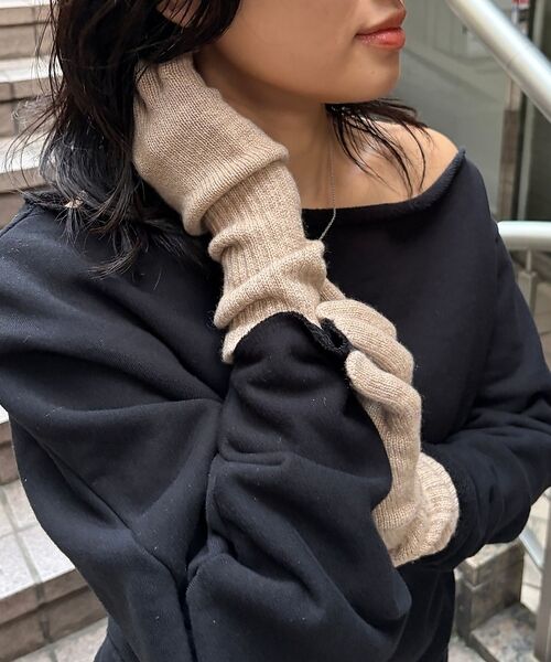 Rouge vif la cle / ルージュ・ヴィフ ラクレ 手袋 | 【WILLIAM BRUNTON/ウィリアム ブラントン】ロングリブ カーフグロ | 詳細2