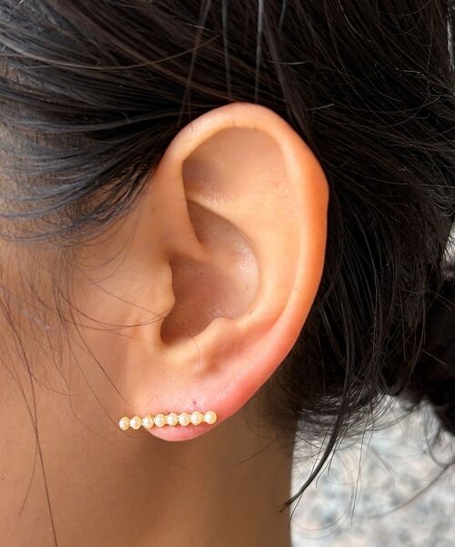 Rouge vif la cle / ルージュ・ヴィフ ラクレ ピアス・イヤリング | 【Caline Paris/カリーヌパリ 】vintage 8連パールピアス/両 | 詳細2