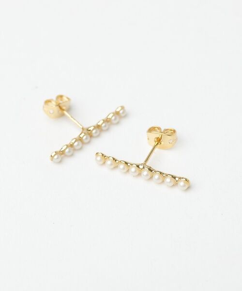 Rouge vif la cle / ルージュ・ヴィフ ラクレ ピアス・イヤリング | 【Caline Paris/カリーヌパリ 】vintage 8連パールピアス/両 | 詳細3