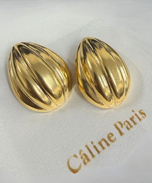Rouge vif la cle / ルージュ・ヴィフ ラクレ ピアス・イヤリング | 【Caline Paris/カリーヌパリ】ゴールドイヤリング/両耳 | 詳細4