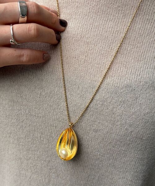 Rouge vif la cle / ルージュ・ヴィフ ラクレ ネックレス・ペンダント・チョーカー | 【Caline Paris/カリーヌパリ 】ゴールドチャームネックレス | 詳細10