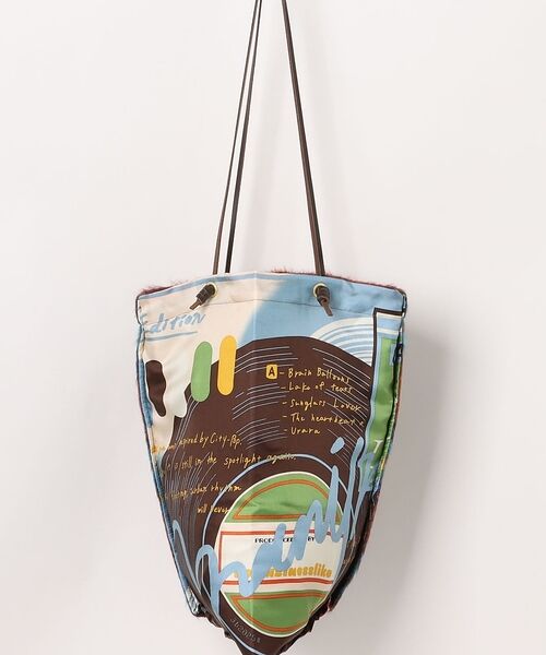 Rouge vif la cle / ルージュ・ヴィフ ラクレ トートバッグ | 【manipuri/マニプリ】刺繍プリントトートバックL（アイボリー）