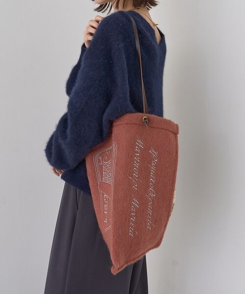 Rouge vif la cle / ルージュ・ヴィフ ラクレ トートバッグ | 【manipuri/マニプリ】刺繍プリントトートバックL | 詳細4