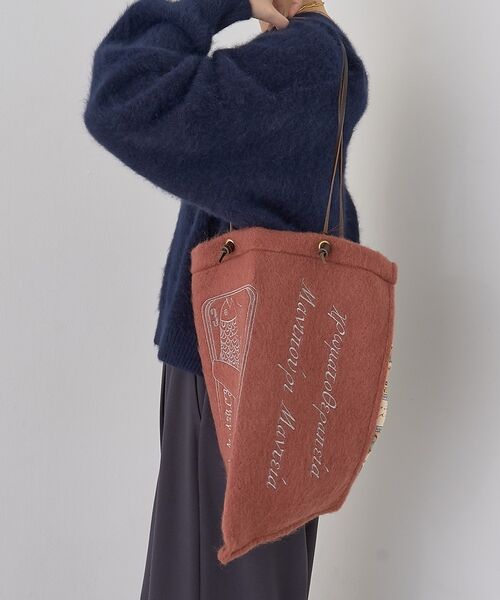 Rouge vif la cle / ルージュ・ヴィフ ラクレ トートバッグ | 【manipuri/マニプリ】刺繍プリントトートバックL | 詳細5