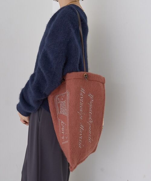 Rouge vif la cle / ルージュ・ヴィフ ラクレ トートバッグ | 【manipuri/マニプリ】刺繍プリントトートバックL | 詳細6