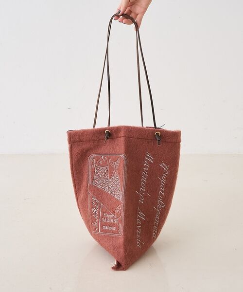 Rouge vif la cle / ルージュ・ヴィフ ラクレ トートバッグ | 【manipuri/マニプリ】刺繍プリントトートバックL | 詳細9