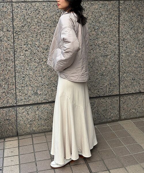 Rouge vif la cle / ルージュ・ヴィフ ラクレ ブルゾン | リバーシブルパネトレーションファーキルトブルゾン | 詳細11