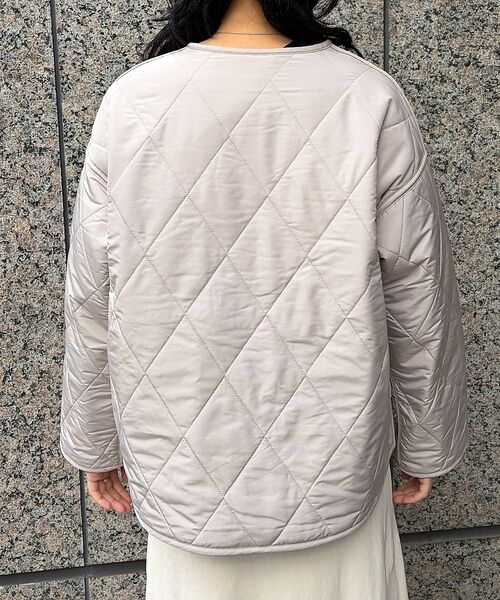 Rouge vif la cle / ルージュ・ヴィフ ラクレ ブルゾン | リバーシブルパネトレーションファーキルトブルゾン | 詳細14