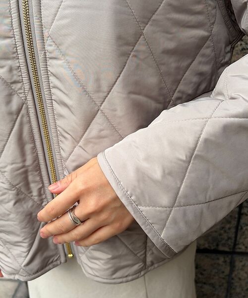 Rouge vif la cle / ルージュ・ヴィフ ラクレ ブルゾン | リバーシブルパネトレーションファーキルトブルゾン | 詳細17