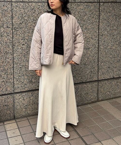 Rouge vif la cle / ルージュ・ヴィフ ラクレ ブルゾン | リバーシブルパネトレーションファーキルトブルゾン | 詳細7