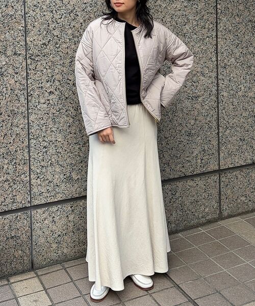 Rouge vif la cle / ルージュ・ヴィフ ラクレ ブルゾン | リバーシブルパネトレーションファーキルトブルゾン | 詳細8