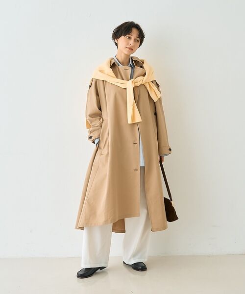 Rouge vif la cle / ルージュ・ヴィフ ラクレ トレンチコート | 【2サイズ展開】撥水NEWロングトレンチコート【予約】 | 詳細10