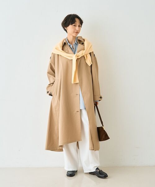 Rouge vif la cle / ルージュ・ヴィフ ラクレ トレンチコート | 【2サイズ展開】撥水NEWロングトレンチコート【予約】 | 詳細11