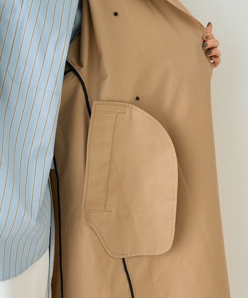 Rouge vif la cle / ルージュ・ヴィフ ラクレ トレンチコート | 【2サイズ展開】撥水NEWロングトレンチコート【予約】 | 詳細23