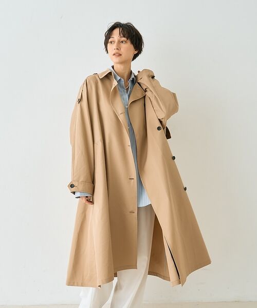 Rouge vif la cle / ルージュ・ヴィフ ラクレ トレンチコート | 【2サイズ展開】撥水NEWロングトレンチコート【予約】 | 詳細4