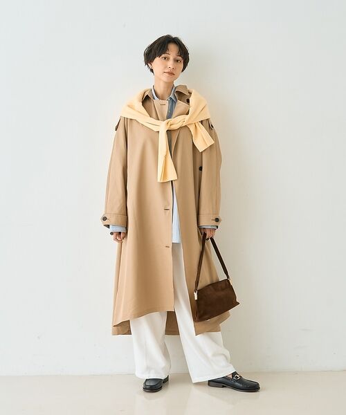 Rouge vif la cle / ルージュ・ヴィフ ラクレ トレンチコート | 【2サイズ展開】撥水NEWロングトレンチコート【予約】 | 詳細8