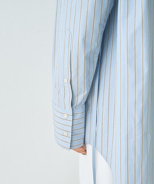 Rouge vif la cle / ルージュ・ヴィフ ラクレ シャツ・ブラウス | ストライプメンズライクコットンシャツ【予約】 | 詳細17