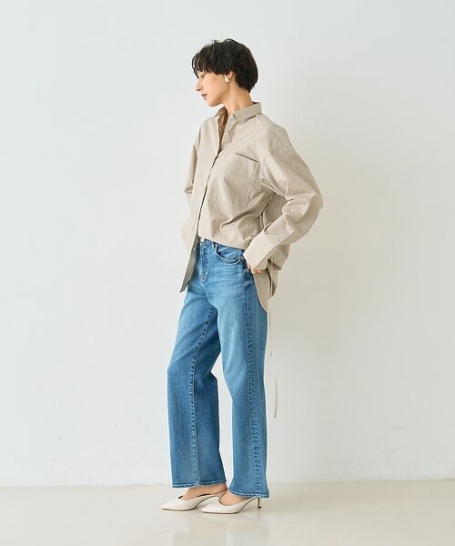 Rouge vif la cle / ルージュ・ヴィフ ラクレ シャツ・ブラウス | ストライプメンズライクコットンシャツ【予約】 | 詳細30