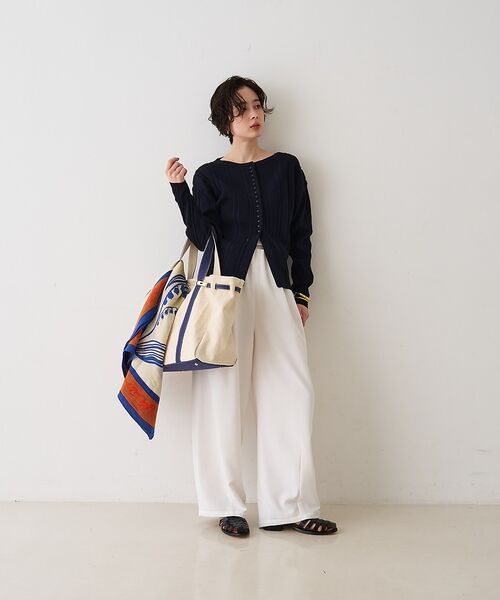 Rouge vif la cle / ルージュ・ヴィフ ラクレ パンツ | タックイージーコクーンパンツ【予約】 | 詳細12