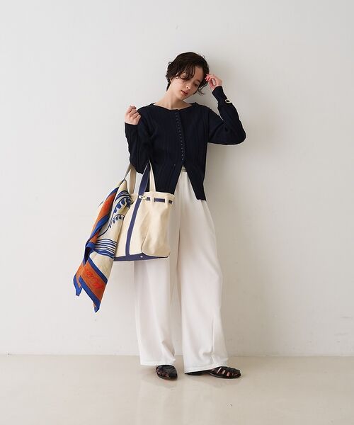 Rouge vif la cle / ルージュ・ヴィフ ラクレ パンツ | タックイージーコクーンパンツ【予約】 | 詳細13