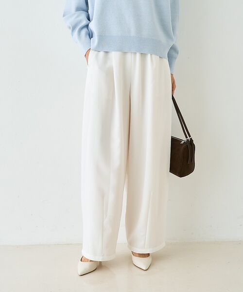 Rouge vif la cle / ルージュ・ヴィフ ラクレ パンツ | タックイージーコクーンパンツ【予約】 | 詳細2