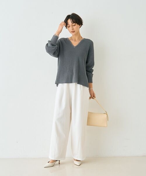 Rouge vif la cle / ルージュ・ヴィフ ラクレ パンツ | タックイージーコクーンパンツ【予約】 | 詳細23