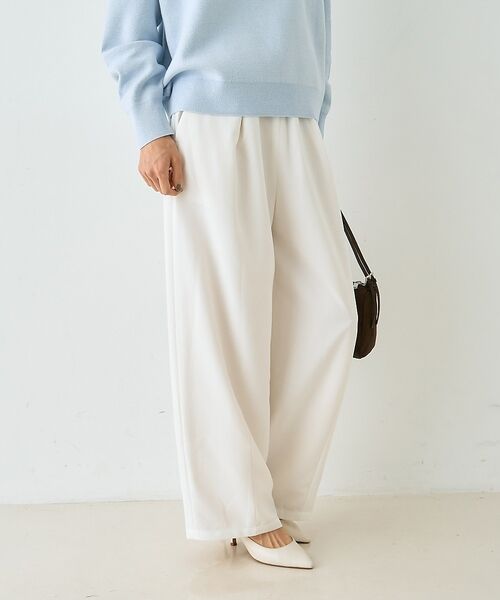 Rouge vif la cle / ルージュ・ヴィフ ラクレ パンツ | タックイージーコクーンパンツ【予約】 | 詳細3