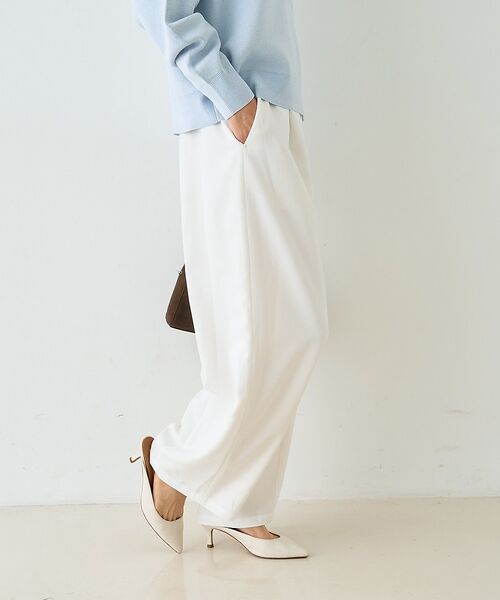 Rouge vif la cle / ルージュ・ヴィフ ラクレ パンツ | タックイージーコクーンパンツ【予約】 | 詳細4