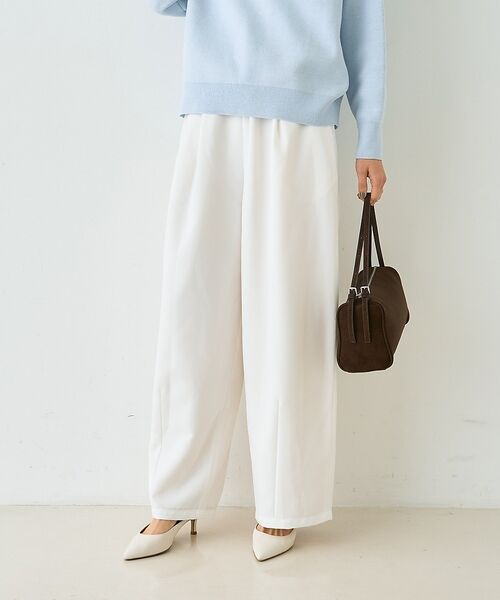 Rouge vif la cle / ルージュ・ヴィフ ラクレ パンツ | タックイージーコクーンパンツ【予約】 | 詳細5