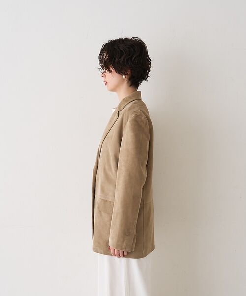 Rouge vif la cle / ルージュ・ヴィフ ラクレ テーラードジャケット | ゴートスエードシングルジャケット【予約】 | 詳細14