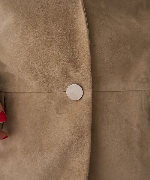 Rouge vif la cle / ルージュ・ヴィフ ラクレ テーラードジャケット | ゴートスエードシングルジャケット【予約】 | 詳細18