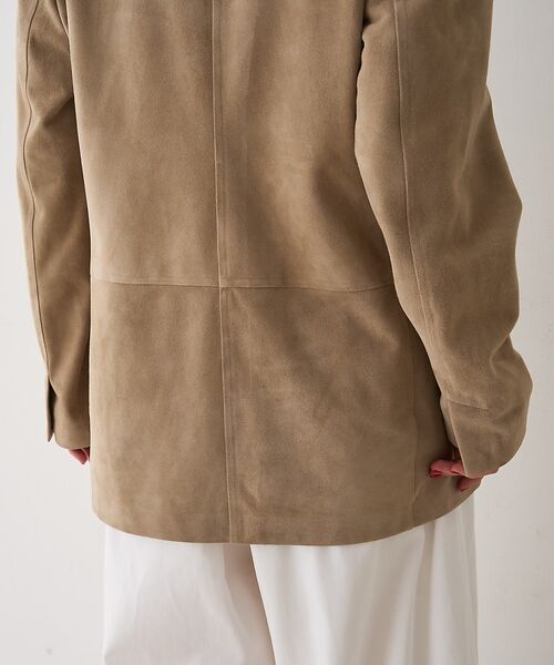 Rouge vif la cle / ルージュ・ヴィフ ラクレ テーラードジャケット | ゴートスエードシングルジャケット【予約】 | 詳細19
