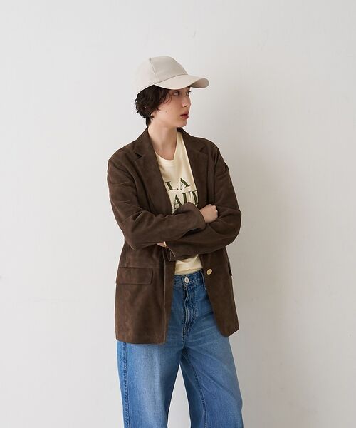 Rouge vif la cle / ルージュ・ヴィフ ラクレ テーラードジャケット | ゴートスエードシングルジャケット【予約】 | 詳細27