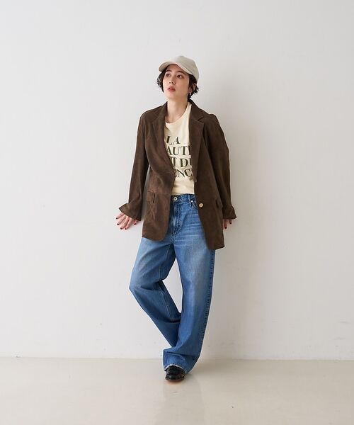 Rouge vif la cle / ルージュ・ヴィフ ラクレ テーラードジャケット | ゴートスエードシングルジャケット【予約】 | 詳細29