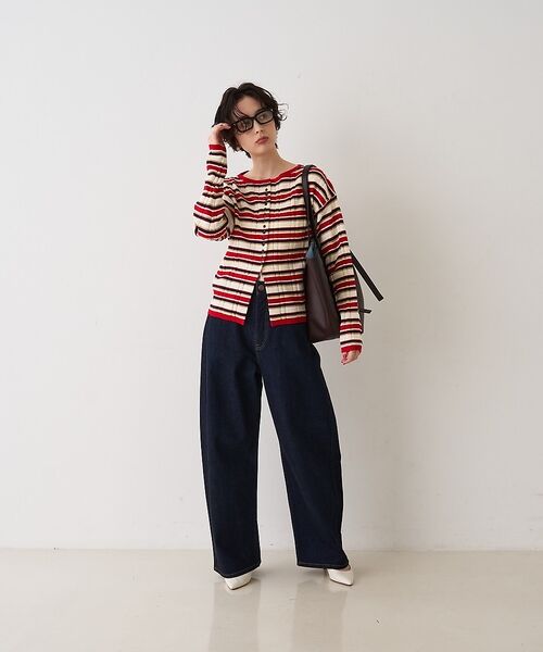 Rouge vif la cle / ルージュ・ヴィフ ラクレ デニムパンツ | 【RED CARD/レッドカード】Montana カーブバギーデニム【予約】 | 詳細11