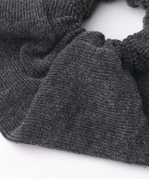 Rouge vif la cle / ルージュ・ヴィフ ラクレ ヘアアクセサリー | 【heyep／ヘイップ】ニットロゴシュシュ KNIT LOGO SCRUNCHI | 詳細8