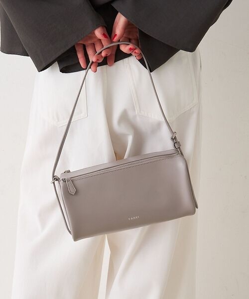 Rouge vif la cle / ルージュ・ヴィフ ラクレ ショルダーバッグ | 【YAHKI/ヤーキ】SOFT W FACEワンショルダーミニバッグ（グレー）