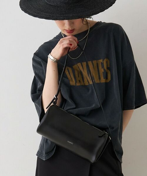 Rouge vif la cle / ルージュ・ヴィフ ラクレ ショルダーバッグ | 【YAHKI/ヤーキ】SOFT W FACEワンショルダーミニバッグ（ブラック）