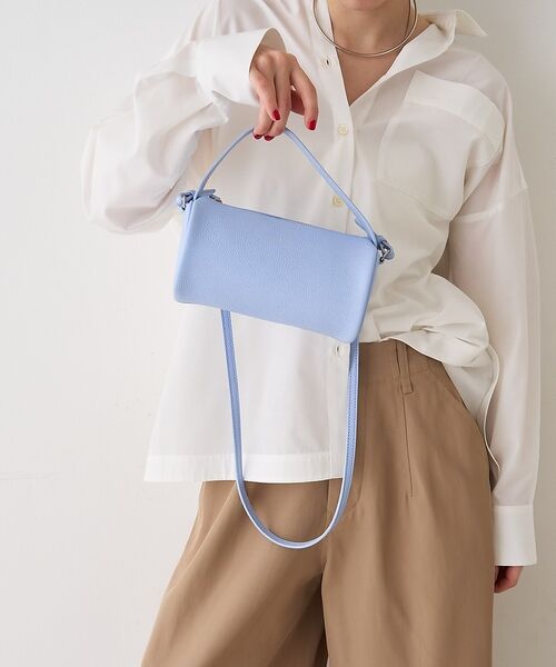 Rouge vif la cle / ルージュ・ヴィフ ラクレ ショルダーバッグ | 【YAHKI/ヤーキ】SHRINK W FACE 2way ショルダーバッグ【予 | 詳細1