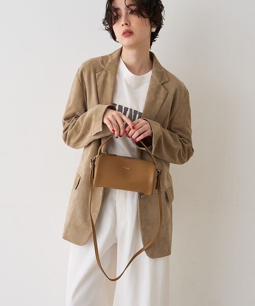 Rouge vif la cle / ルージュ・ヴィフ ラクレ ショルダーバッグ | 【YAHKI/ヤーキ】SHRINK W FACE 2way ショルダーバッグ【予 | 詳細16