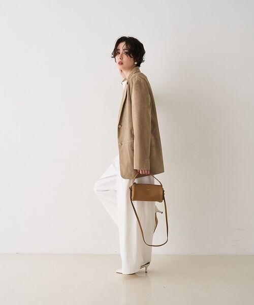 Rouge vif la cle / ルージュ・ヴィフ ラクレ ショルダーバッグ | 【YAHKI/ヤーキ】SHRINK W FACE 2way ショルダーバッグ【予 | 詳細18