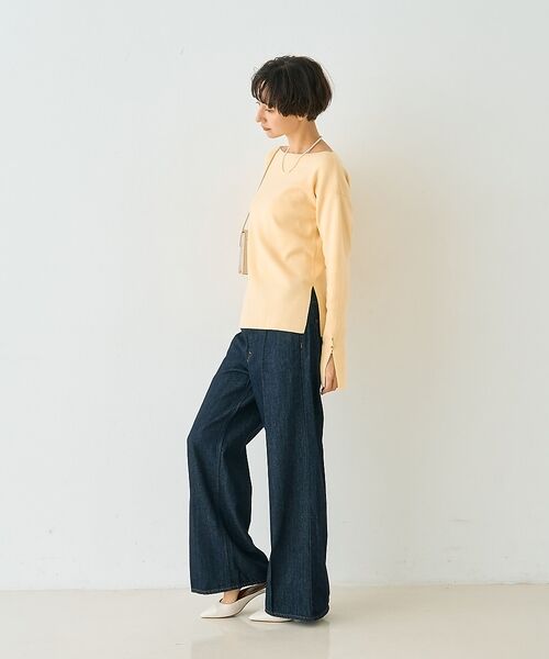 Rouge vif la cle / ルージュ・ヴィフ ラクレ ニット・セーター | スムーススリットニットプルオーバー【予約】 | 詳細10