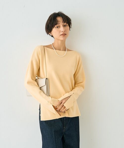 Rouge vif la cle / ルージュ・ヴィフ ラクレ ニット・セーター | スムーススリットニットプルオーバー【予約】 | 詳細2