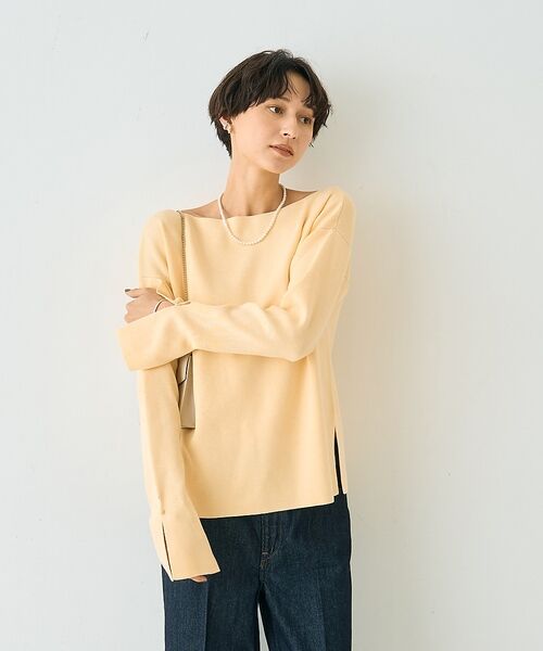 Rouge vif la cle / ルージュ・ヴィフ ラクレ ニット・セーター | スムーススリットニットプルオーバー【予約】 | 詳細3